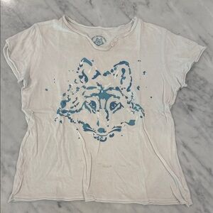 Zadig & Voltaire White and Blue Kids Tee